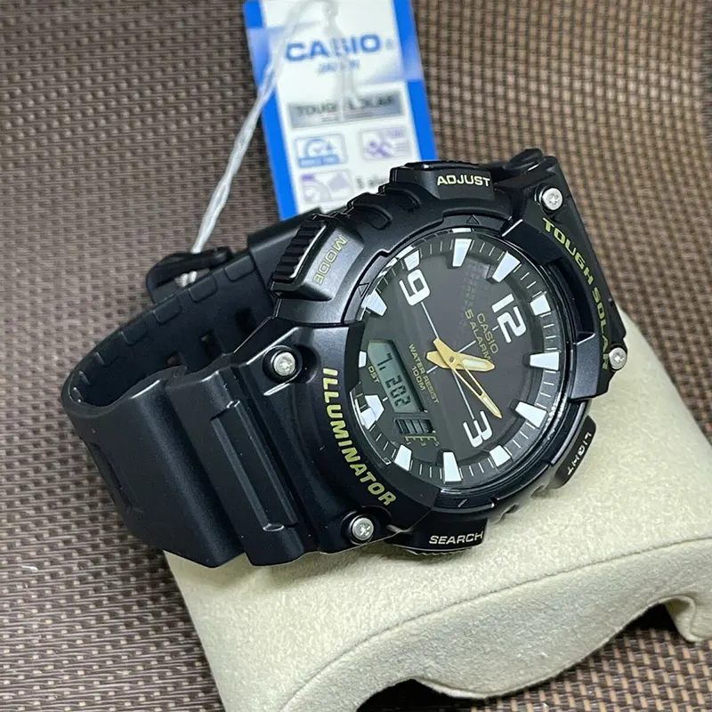 Casio Youth Series Solar Powered Dual Time Men's Watch- AQ-S810W-1BV